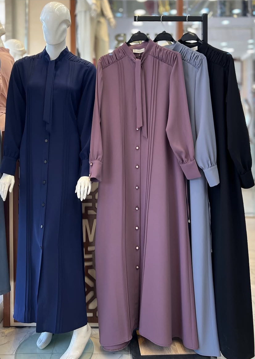 Robe Royale Tissu Crêpe Coréen