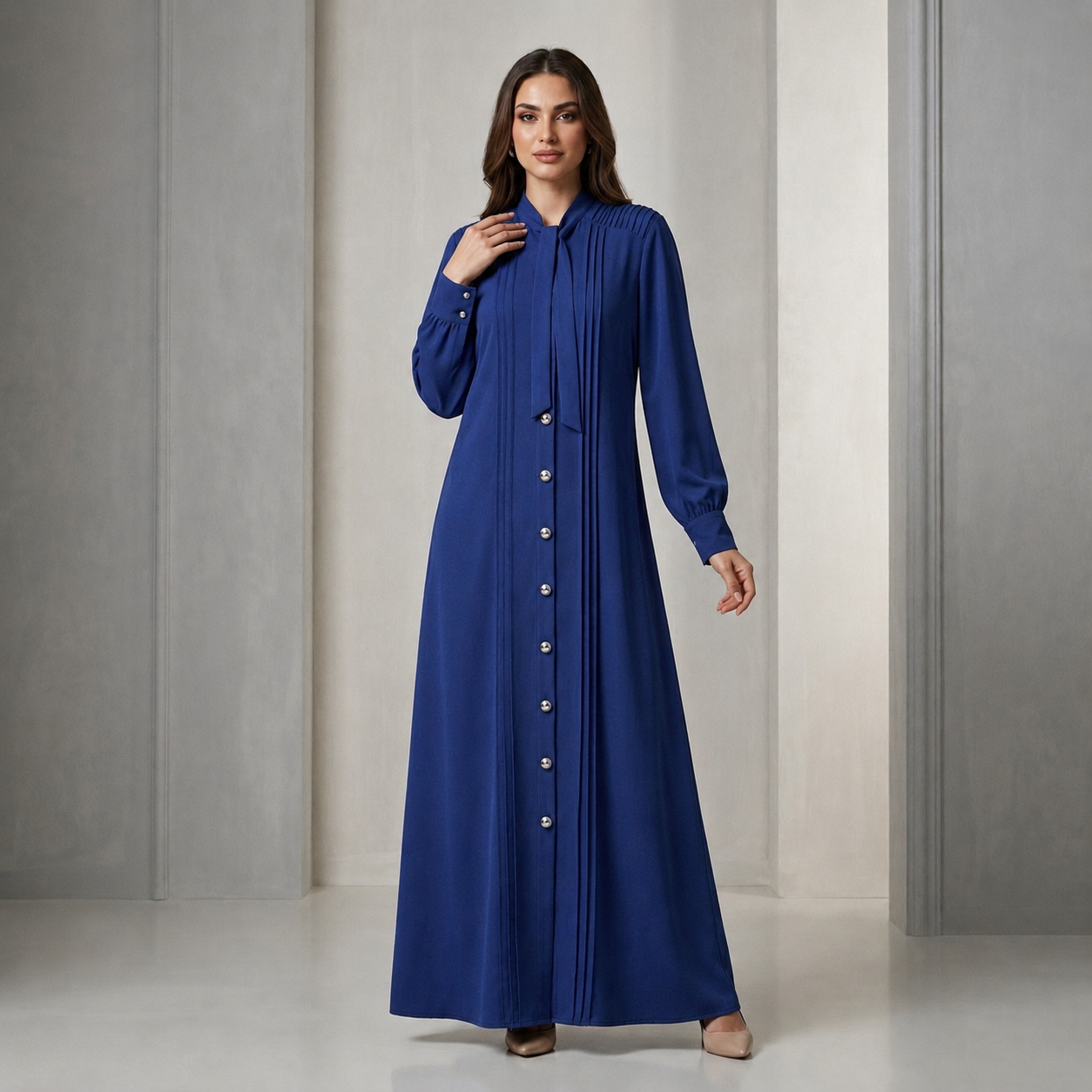 Robe Royale Crêpe Coréen