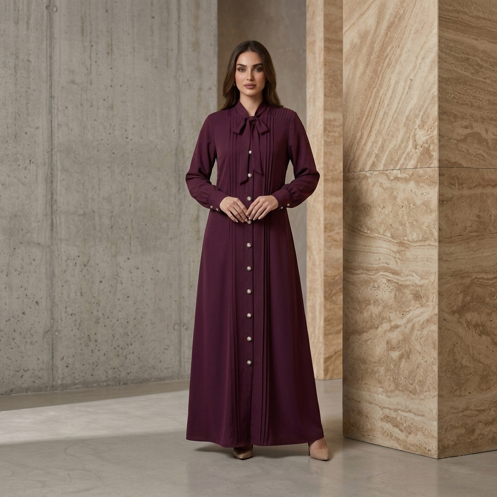 Robe Royale Crêpe Coréen