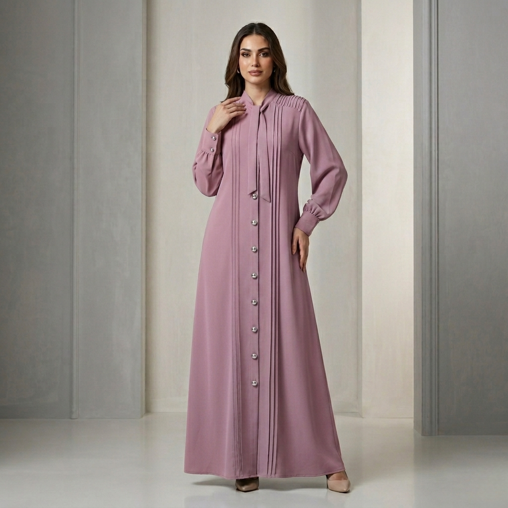 Robe Royale Crêpe Coréen
